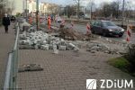 Trwają prace nad budową tras rowerowych na Drobnera, ZDiUM