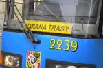 Znów uszkodzone torowisko wymusiło objazdy tramwajów. Gdzie tym razem?, 