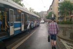 Zepsuty tramwaj blokował przejazd między Renomą i Arkadami, archiwum