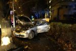 Kierowca BMW wjechał w drzewo. Jest w ciężkim stanie [ZDJĘCIA], Adam Wojciukiewicz, Auto Hard