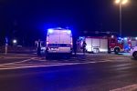Nocny wypadek na Świeradowskiej. Cztery osoby ranne, daf