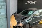 Wypadek w centrum Wrocławia. Pijany kierowca wjechał w restaurację [ZDJĘCIA], Restauracja Korba