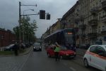 Zderzenie tramwaju z samochodem. Ranna obywatelka Francji, Ewa Lulko