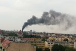 Duży pożar na Przedmieściu Oławskim. Dym widoczny z wielu miejsc [ZDJĘCIA], Adrianna Kasprzyk