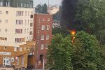 Duży pożar na Przedmieściu Oławskim. Dym widoczny z wielu miejsc [ZDJĘCIA], Michał