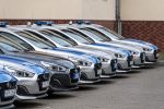 Miasto kupiło policji 16 aut marki Hyundai za 650 tys. zł. Uroczyście przekazał je prezydent [ZDJĘCIA], mat. pras.