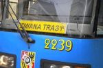 Tramwaje nie jeździły przez Krakowską, archiwum