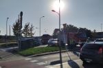 Stłuczka na rondzie koło Stadionu Wrocław. Jedno z aut przewróciło się na bok [ZDJĘCIA], Wrocław Zachodni