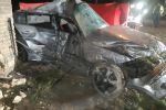 Śmiertelny wypadek pod Wrocławiem. BMW uderzyło w budynek [ZDJĘCIA], OSP Szczodre