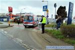 Kierowca lexusa nie miał prawa jazdy i potrącił rowerzystę, Policja wrocławska