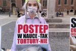 Aktywiści protestowali przeciwko testom na zwierzętach [ZDJĘCIA], Anna Plebańska
