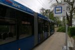 Pierwszy przejazd tramwaju po nowym odcinku TAT na Nowy Dwór [WIDEO], Bartosz Senderek