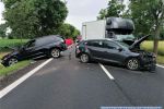 Tragiczny karambol ośmiu pojazdów i blokada drogi. Są zabici i ranni, KMP Wrocław