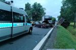 Tragiczny karambol ośmiu pojazdów i blokada drogi. Są zabici i ranni, KMP Wrocław