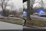 Wrocław: wypadek na Oporowie. Samochód na dachu. Policja szuka kierowcy porzuconego auta [ZDJĘCIA], Marek Markiewicz