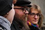Wrocław: Ekolodzy protestowali przed sądem. Ich koleżanka zablokowała Plac Grunwaldzki, Jakub Jurek