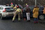 Wrocław: Trzy auta zderzyły się przy alei Karkonoskiej, Uniwer Auto