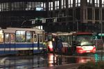 Wrocław: Wypadek koło Wroclavii. Autobus zderzył się z tramwajem, Grupa Korespondenci MPK Wrocław