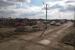 Wrocław: tak powstaje nowe torowisko wzdłuż ulicy Kosmonautów [ZDJĘCIA], mgo