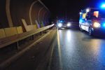 Kierowca BMW potrącając pieszego na AOW uratował mu życie, KMP Wrocław