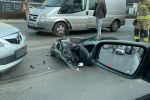 Wypadek skutera i auta na Krakowskiej. Korki w centrum!, Uniwer Auro