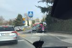Wrocław: Audi potrąciło rowerzystkę na rondzie na ul. Racławickiej, GK