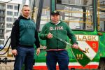 Kibice Śląska Wrocław pomalowali tramwaj i odpalili w nim race [ZDJĘCIA], MPK Wrocław
