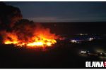 Pożar fabryki zniczy i świec w Bystrzycy pod Oławą [ZDJĘCIA, WIDEO], Olawa24.pl