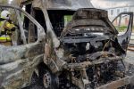 W Sobótce pod Wrocławiem doszczętnie spłonął bus, OSP Sobótka Zachodnia