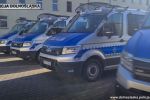 Wrocławscy policjanci dostali nowe radiowozy. Z lwem na masce, KWP Wrocław