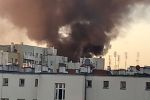 Wrocław: Czarny dym nad miastem. Pożar nowego budynku na Kleczkowie [ZDJĘCIA], Katarzyna Kremska