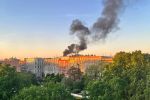 Wrocław: Czarny dym nad miastem. Pożar nowego budynku na Kleczkowie [ZDJĘCIA], Kasper Tochowicz