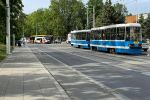 Wrocław: Na Hubskiej autobus zderzył się z busem. Pasażerka w szpitalu [ZDJĘCIA], Ewa Żabska