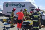 Poważny wypadek na A4 pod Wrocławiem. Autostrada zamknięta na 2 godziny, OSP Smolec