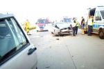 Powrót z weekendu: wiele osób rannych w wypadkach, zablokowane drogi, OSP KSRG Gniechowice