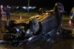 Tragedia na drodze: Jedna osoba zmarła, druga walczy o życie. Byli pijani, OSP w Kudowie Zdroju