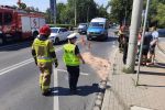 Wrocław: Wypadek trzech aut na Mickiewicza. Zderzenie czołowe [ZDJĘCIA], mk