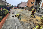 Pod Wrocławiem wóz strażacki ugrzązł w błocie, Marcin Kruk
