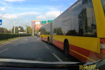 Wrocław: niebezpieczna jazda miejskiego autobusu. MPK Wrocław milczy [FILM], Facebook/TaxiWroclawInfo