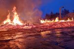 Ogromny pożar w Miliczu. Łunę widać było z odległości 10 km [ZDJĘCIA I FILMY], OSP Wierzchowice