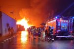 Ogromny pożar w Miliczu. Łunę widać było z odległości 10 km [ZDJĘCIA I FILMY], OSP Wierzchowice