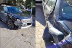 Wrocław: Porzucone, rozbite auto na ulicy Brodatego. Kierowca uciekł, Pomoc Drogowa AUTO-HARD