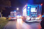 Śmiertelny wypadek pod Wrocławiem. Auto zderzyło się z traktorem, OSP Gniechowice
