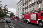 Wrocław: Pożar na Podwalu. Straż pożarna walczyła z ogniem, klim