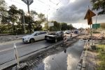 Wrocław: Budowa Alei Wielkiej Wyspy. Wylewają asfalt, nie jeżdżą tramwaje, Jakub Jurek