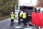 Śmiertelny wypadek na krajowej 8. Droga jest zablokowana, Inspekcja Transportu Drogowego Wrocław