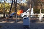 Wrocław: Pożar auta w centrum, Pomoc drogowa AUTO-HARD