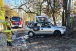 Wrocław: Pożar auta w centrum, Pomoc drogowa AUTO-HARD