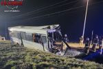 Dolny Śląsk: Śmiertelny wypadek. Autokar zderzył się z pociągiem [ZDJĘCIA], 112 Polkowice