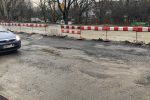 Skandaliczny stan wjazdu do centrum Wrocławia. Ulica się rozpadła, 